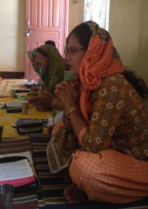 Women in Nepal praying big!