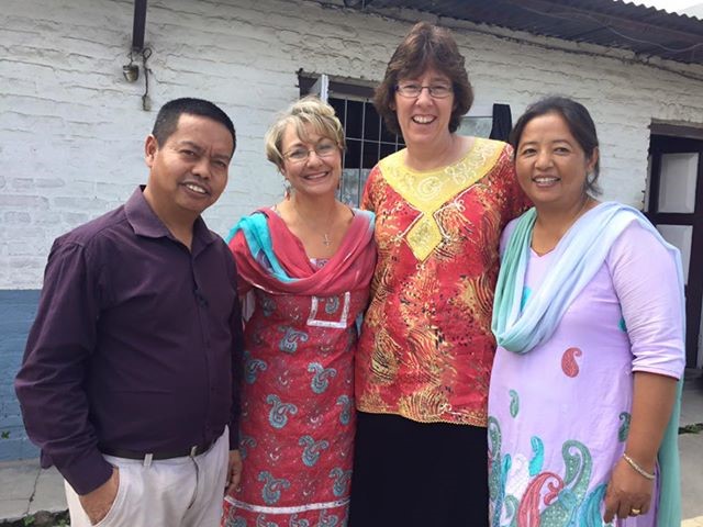 Carol and Linda in Nepal