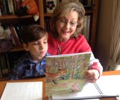 Sammy & Grandma Linda reading